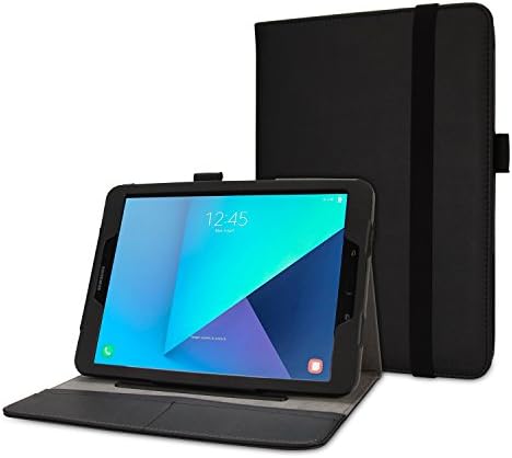 PRITEK Samsung Galaxy Tab S3 9.7 Case, Slim Protective Folding Stand Folio Case with Hand Strap, Auto Wake/Sleep and Card Slots, Multi-Angle View for Galaxy Tab S3 Tablet(SM-T820 T825)