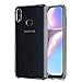 QHOHQ Case for Galaxy A10S, Transparent Ultra Slim Thin Soft Silicone TPU Anti-Fall Case for Samsung Galaxy A10S (Clear)