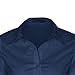 SUNNOW Womens Tailored Short Sleeve Basic Simple Button-Down Shirt with Stretch (XL, Dark Blue)