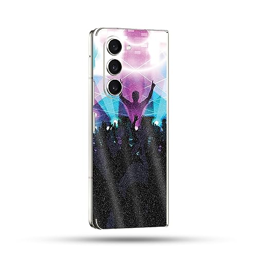 MightySkins Glossy Glitter Skin Compatible with Samsung Galaxy Z Fold 5 Full Wr…