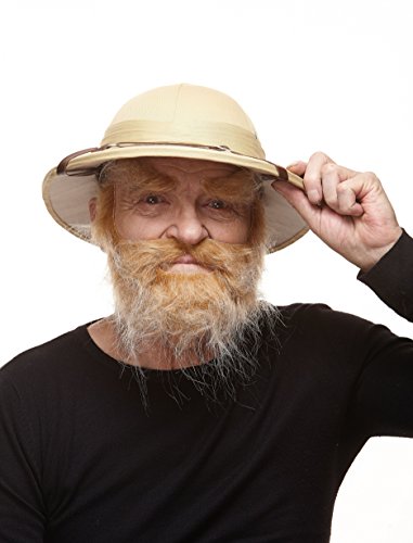 2 Mustaches+Adhesive+Realistic+Mustache+Eyebrows