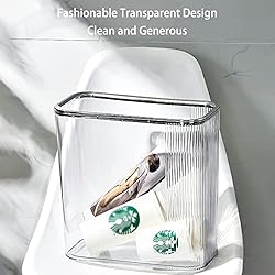 Aiabaleaft Transparent Trash can