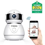 FREDI Wireless Camera Baby Monitor 1080P HD WiFi IP Camera with Two-Way Talking,Infrared Night Vision,Pan Tilt,P2P WPS Ir-Cut Nanny Security Camera Motion Detection