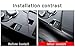 Carbon Fiber Style ABS Chrome Electronic Handbrake Button Decoration Cover Trim for Alfa Romeo Giulia 2017 2018