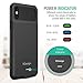XDesign 3000mAH Battery Case for Apple iPhone Xs 2018 and iPhone X 2017 [Black] Portable Backup Battery Power Bank Protective Charger Case Extended Juice Charger (Lightning Port Compatible)