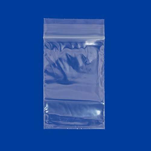 2x3 Plastic Zip Top Bags (Package of 100) Resealable Zipper Poly Bags