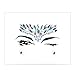 Lady Up Mermaid Rhinestones Face Jewels Crystals Tears Face Gems Glitters Temporary Tattoos Stickers for Halloween Festival Rave Carnival Party