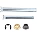 XtremeAmazing Door Hinge Pin and Bushing Repair Kit for Dodge Dakota Ram 1500 2500 3500 2 Door 1994-2002