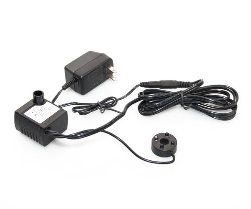 Jebao PP-300LV+LED Submersible Fountain Pond Water Pump with LED Light, 2.5W