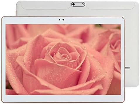 LLLtrade 10.1 inch Tablet Android 6.0 Unlocked 3G Phone Tablet PC 4GB+64GB MTK 6592 Octa Core IPS Screen Dual Camera Cell Phone Support 2G 3G WiFi Dual SIM Card Bluetooth (White)