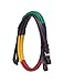 JT International Silver Fox Rubber Grip Schooling Reins Brown