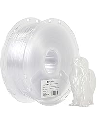 Polymaker PolyLite PETG (0.069 in, 35.27 oz) Filamento de impresión 3D transparente de 0.069 in Filamento transparente Filamento transparente Filamet