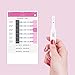 Smart Basal Thermometer by Femometer - Auto Sync BBT and Draw BBT Chart - Intelligently Track Fertility and Accurate Ovulation Prediction for Natural Family Planning Rose Gold