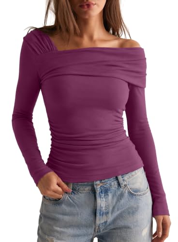 Darong Womens Y2K T-shirt Slim Fit Going