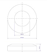 McAlpine WC Connector Wall Flange for 90mm 3 Inch Pipe Toilet Pan Fitting view 2