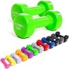 C.P.Sports Fitnesshalters met gripvast oppervlak, dumbbells, vinyl, 0,5 kg/0,75 kg/1,0 kg/1,5 kg/2,0 kg/2,5 kg/3,0 kg/4…