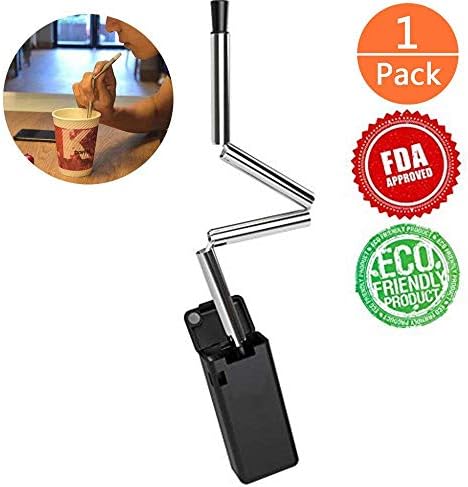 Banbo Yohi Portable Stainless Steel Folding Straws Reusable Straws