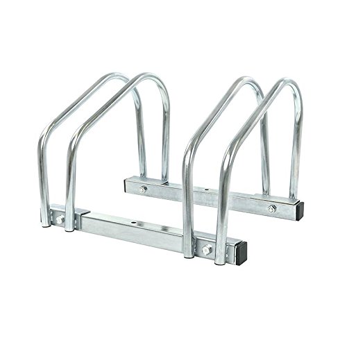 ProPlus For 2 bicycles bicycle stand, silver, 2
