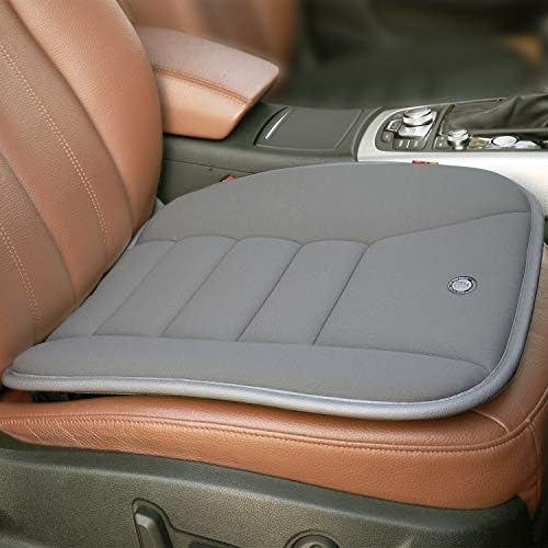 RaoRanDang Car Seat Cushion Pad for Car Driver Seat Office Chair Home Use Memory Foam Seat Cushion (Grey)