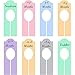 Colorful Closet Dividers Baby Boy Girl Clothing Rack Size Dividers with Sizes Newborn to 18-24 Months (8 Pieces)