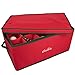 Christmas Ornament Storage Container Organizer with 2 Removable Trays and 30 XL Decoration Storage Compartments (22.5