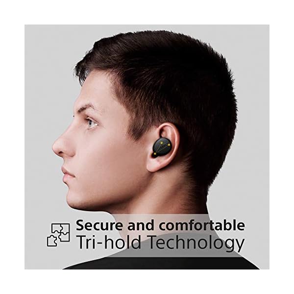 Sony-WF-XB700-Truly-Wireless-Bluetooth-Headphones-with-Extra-Bass-up-to-18h-battery-life-splash-and-sweat-resistance-Built-in-Mic-and-Voice-Assistant-Black Sony WF-XB700 Wireless Bluetooth Headphones, 18 Hours Battery Life and Quick Charge and Voice Assistant Compatible…