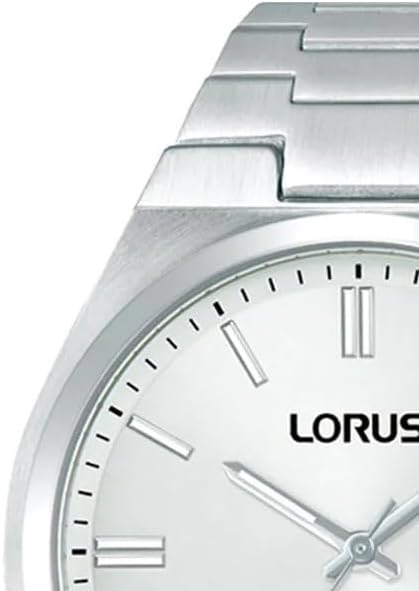 RH399AX9 - Relógio analógico de quartzo masculino com bracelete em aço inoxidável, prata, pulseira