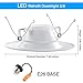 4 Pack 5/6 inch Dimmable LED Downlight, Recessed Retrofit Lighting Fixture, 15W (100W Replacement), 5000K Daylight White, 1360LM, Energy Star & ETL, LED Ceiling Light (5000K(Daylight White), 4 Pack)