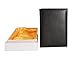 Travel Wallet and Passport Cover -RFID Blocking, Black Leather Ideal for Men or Women