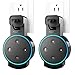 GGMM Outlet Wall Mount Hanger Stand for Echo DOT 2nd Generation, Mess Wires Or Screws Manager for Your Smart Home Voice Assistants(Only for DOT 2nd Generation)-2 Pack
