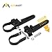 AUXMART Tube Clamps Mounting Brackets for LED Light Bar Work Lights Fog Lights Off Road Lights Fit 1.5