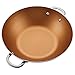 Ayesha Curry Home Collection Nonstick Wok/Stir Fry Pan/Wok Pan - 14 Inch, Brown Sugar