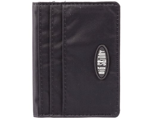 Big Skinny New Yorker ID Slim Wallet, Holds Up to 24 Cards, Black