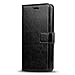 J&D Case Compatible for LG G6 / LG G6 Plus Case, Wallet Stand Slim Fit Heavy Duty Protective Shock Resistant Flip Cover Wallet Case for LG G6 Plus, LG G6 Wallet, Black
