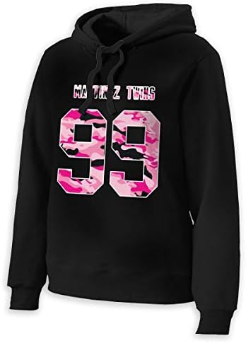 TheresaCurtis Women's Martinez Twins Music Band Long Sleeve Drawstring Hooded Funny Hoodie