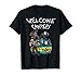 welcome campers funny camping t-shirt 80s Horror Movie