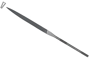 GROBET USA Grobet Swiss Pattern Needle File 5-1/2 Inch Knife Cut 4