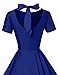 GownTown Womens 1950s Vintage Retro Party Swing Pocket Rockabillty Stretchy Dress