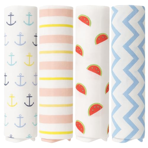 Muslin 100% Swaddle Blankets