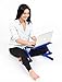 Executive Office Solutions Portable Adjustable Aluminum Laptop Desk/Stand/Table Vented Notebook-MacBook-Ultra Light Weight Ergonomic TV Bed Large Lap Tray Stand Up/Sitting-Blue (EOS-4)