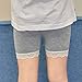 MyKazoe Girls Bike Shorts with Lace Trim (6, Basics (Black, White, Grey, Pink))