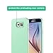 Galaxy S6 Case, 5 Pcs Ace Teah Premium Slim Fit Shock Proof Flexible TPU Protective Cover [ Non - Slip ] Bumper Case for Samsung Galaxy S6 - Pink, Plum, Sky Blue, Green, Deep Purple