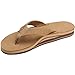 Rainbow Sandals Women's Double Layer Premier Leather Sandals w/Arch Support, Sierra Brown, Ladies Small / 5.5-6.5 B(M) US