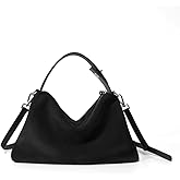 VAKAER Suede Tote Bag for Women, Suede Leather Crossbody Bag with Adjustable Strap Nubuck Shoulder Satchel Hobo Purse