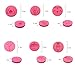 Efivs Arts 6 pcs Halloween Silicone Molds Fondant Mold Sugar Craft Tools and Gum Paste Mold Cake Decoration Tool(bat,Halloween twig,pumpkin,skull,spider and owl)