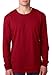 Next Level Men's Cotton Long-Sleeve Crew M CARDINAL