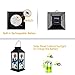 ExcMark Outdoor Solar Hanging Lantern Lights LED Decorative Lamp for Garden Patio Courtyard Lawn and Table (Butterfly)