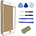 HJ Wireless iPhone 6 Plus/6s Plus Broken Screen Replacement Repair Kit including Replacement Glass/Tools/Adhesive Sticker Tape/Microfiber Cleaning Cloth/Lens (White)