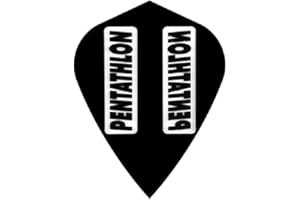 US Darts Pentathlon Black Kite Dart Flights - 3 Sets (9 Flights) - 100 Micro (Ex-Tough) #16