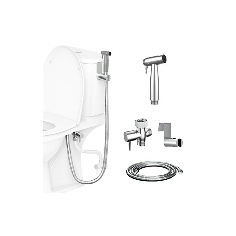 Handheld Bidet Sprayer for Toilet – Baby Cloth Diaper Sprayer, KDD Stainless Steel Spray Attachment with Hose for…
